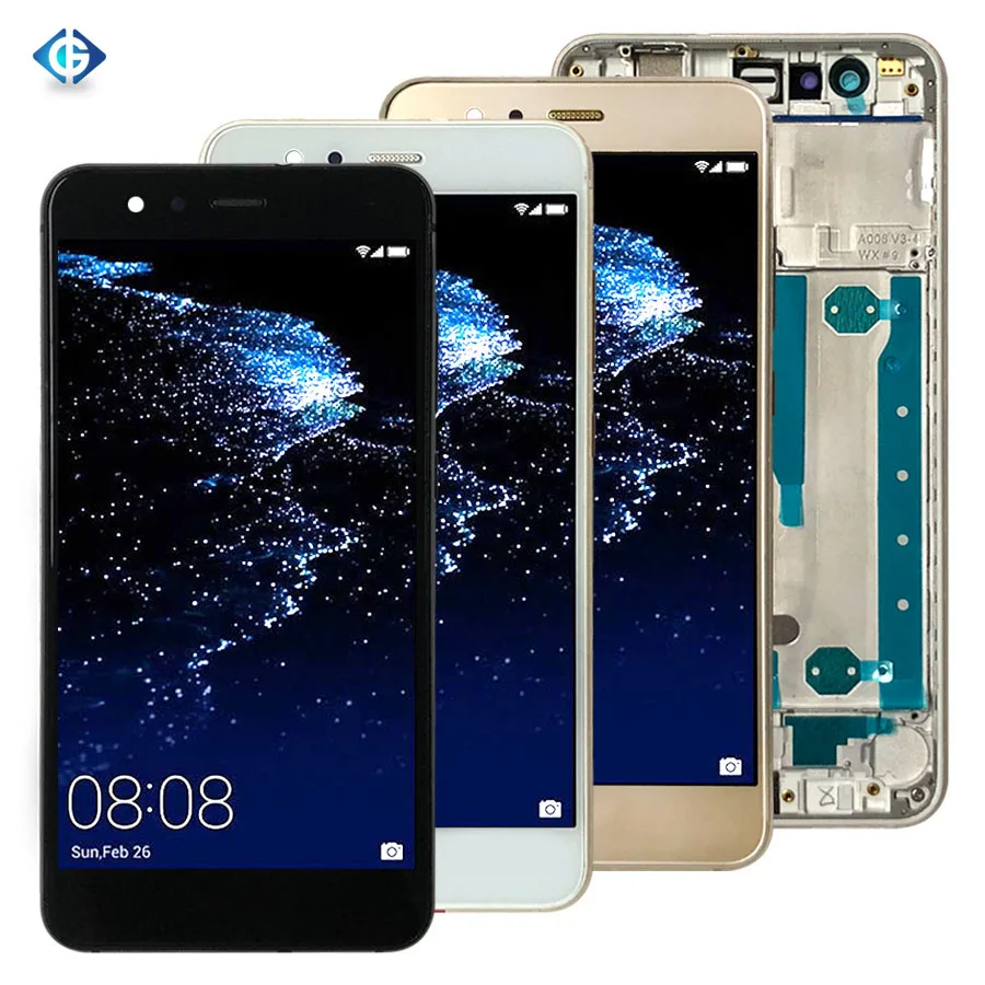 

Hot Selling Full Display with Frame for Huawei P10 Lite LCD with Touch Screen, Black white gold blue