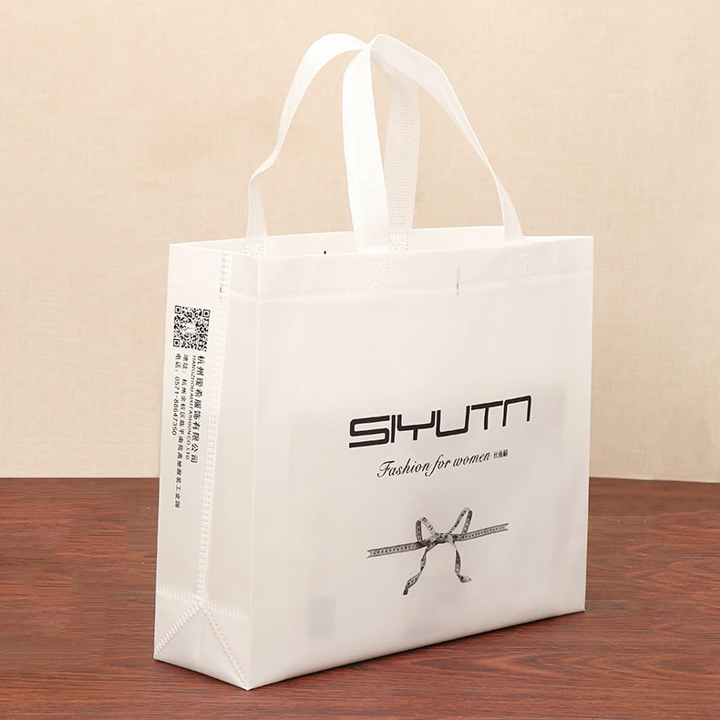 

Promotional Reusable Pp Coated Clothing Shopper Non Woven Ecological Shopping Tote Nonwoven Bags, Customized 4 color