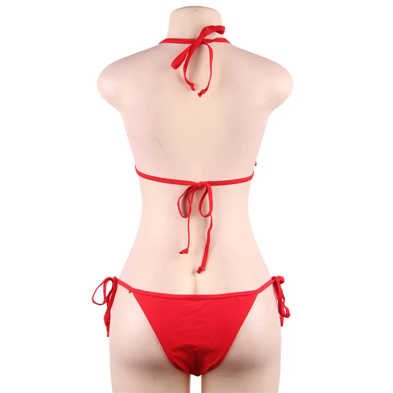 micro thong Stringless bikini mini