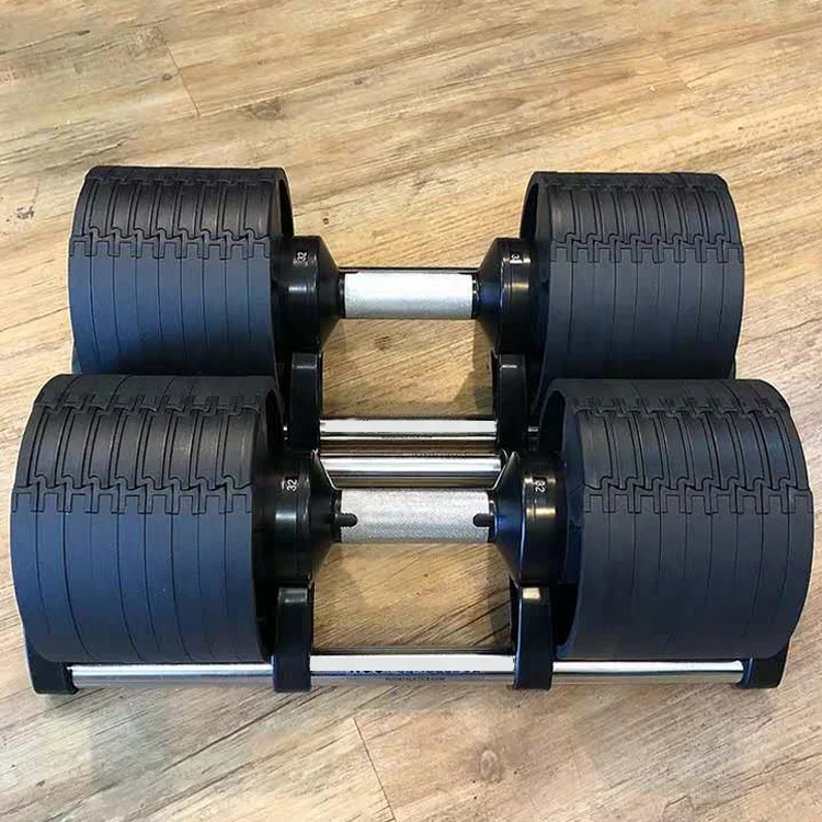 

Custom logo Bodybuilding Gym Dumbbell Set Weightlifting Fitness  32kg Cast Iron weight Adjustable Dumbbell set