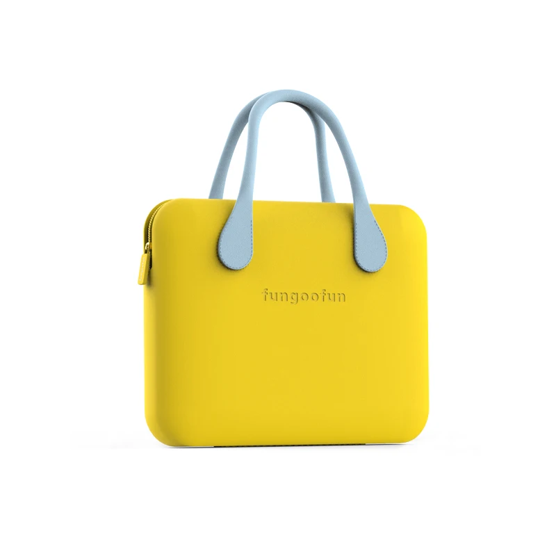 

14 Inch Trendy Tote Handbag Fashion Beach EVA Rubber Protective Cover Laptop Bag For Women