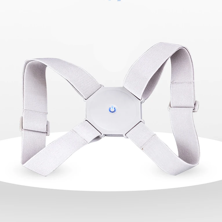 

Electronic Intelligent Posture Reminder Adjustable Upper Back Brace Smart Posture Corrector for Women Men Kids, Gray