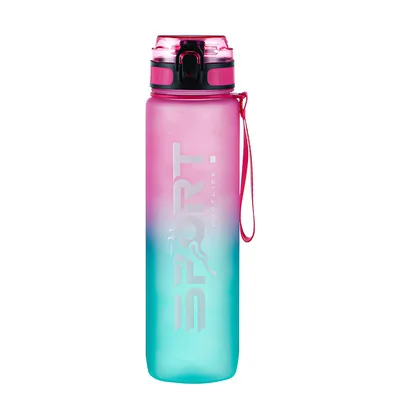 

Creative 1000 ML Cute Plastic Gym Sport Water Bottle Fashion Water Cup for Adult BPA Free