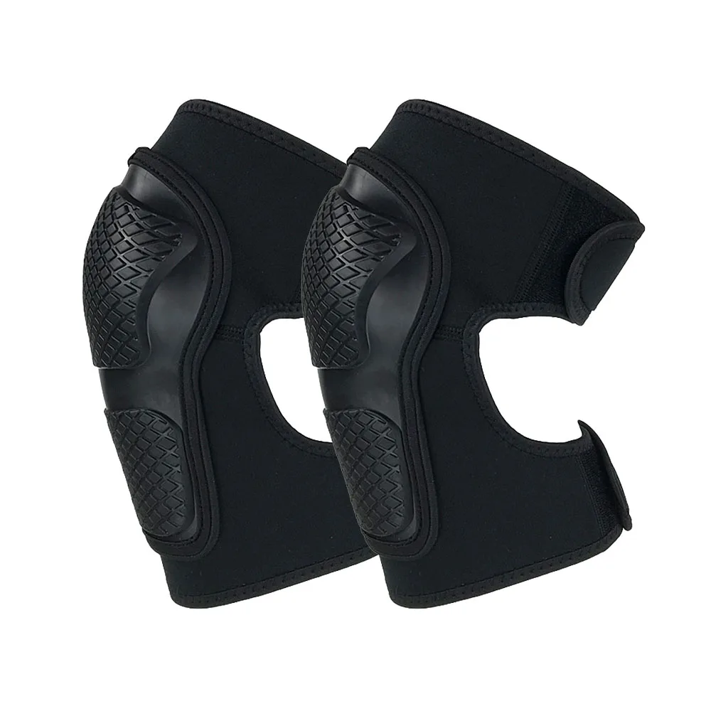 

Children Kids Soft Sports Safety Gear Roller Skates Cycling Bike Riding Knee Protective Pads, Black