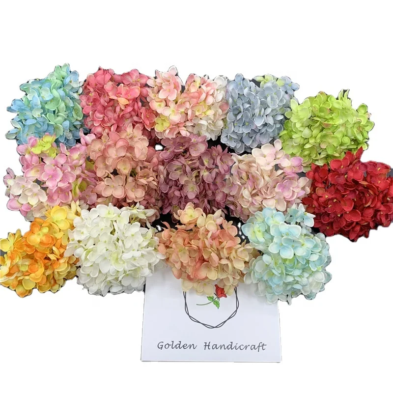 

QSLH-WH07 Wedding Decorative Flowers Artificial Hydrangea Flower For Home Decoration