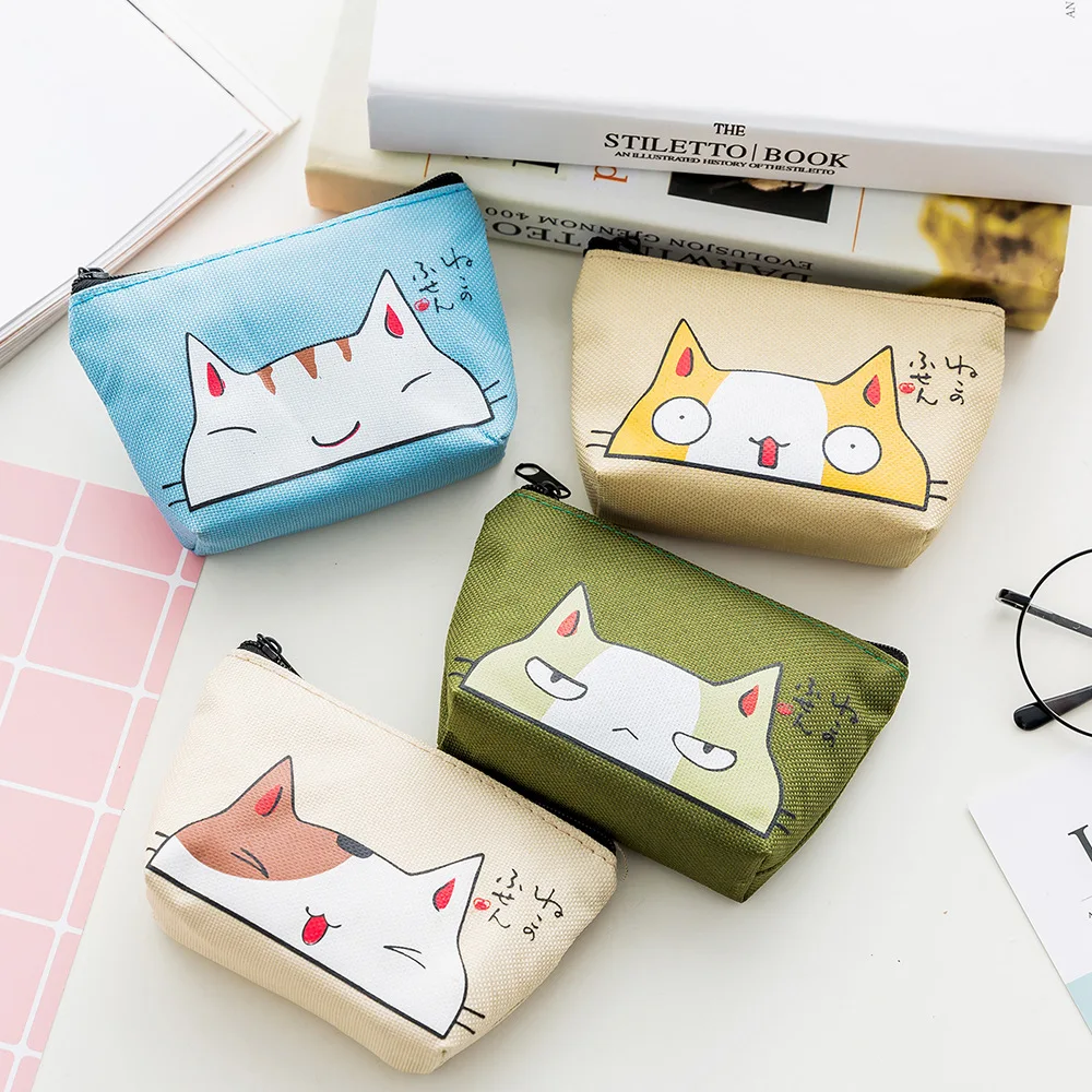 

2021 student cute animals pocket coin purse coin pouch qr code kids fashion purses