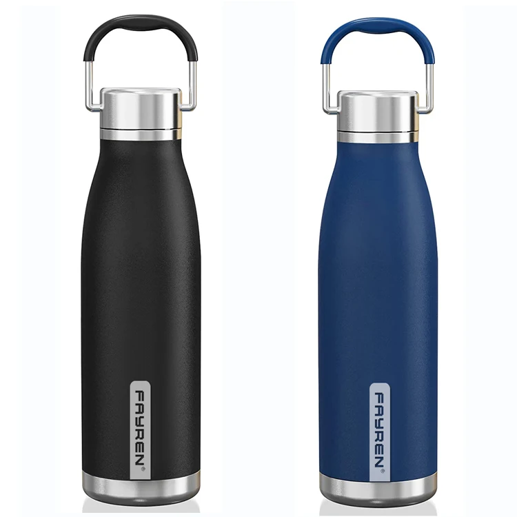 

2021 New design 500ml water bottles stainless steel with custom logo for sport water bottle, Customized color