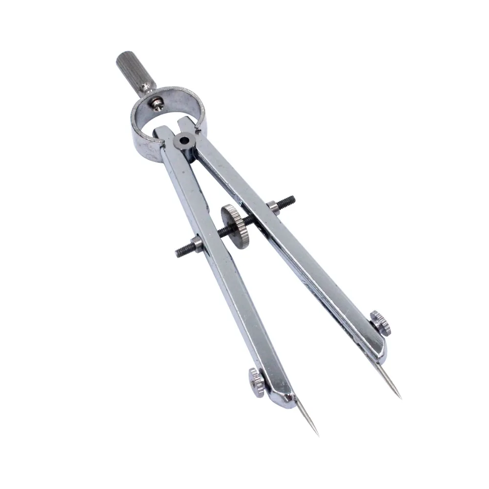 

Jewellery Scribing Clockmakers 4.3 Inch Long Spring Dividers Calipers Spring Protractor, Silver