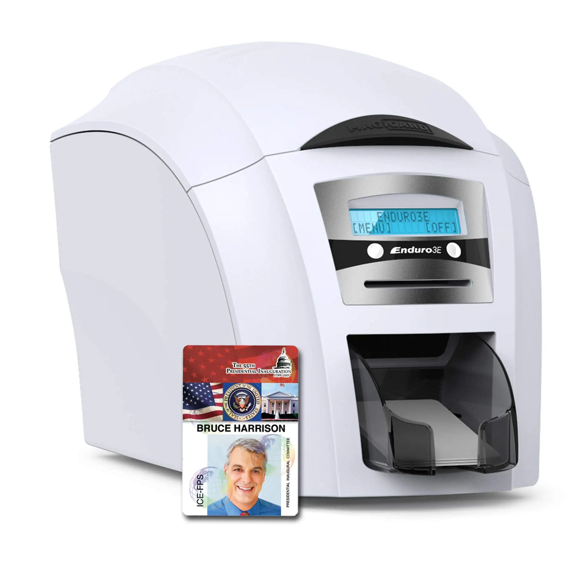 

Hot selling Magicard Enduro 3E Printer Thermal Direct Printing PVC ID Card Printer With Single side Double Sides Print