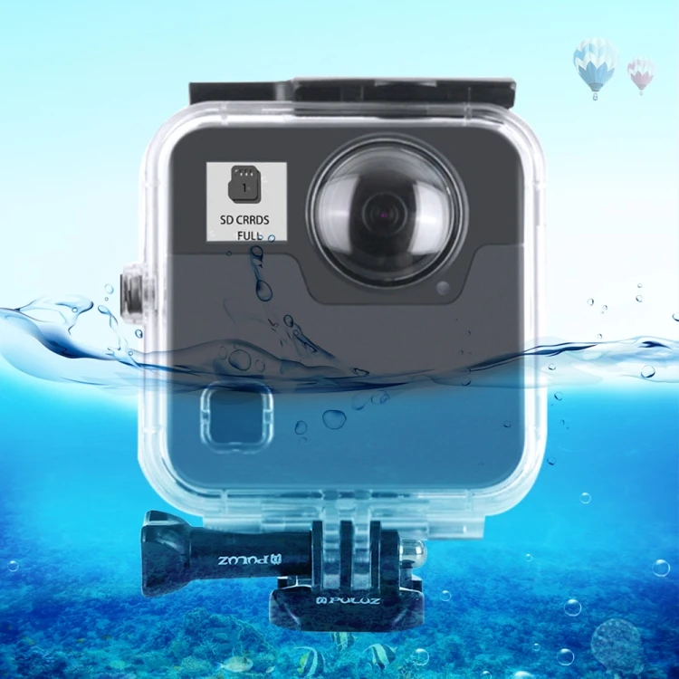 

PULUZ 45m Underwater Waterproof Shockproof Housing Diving Case for GoPro Fusion, with Buckle Basic Mount & Screw