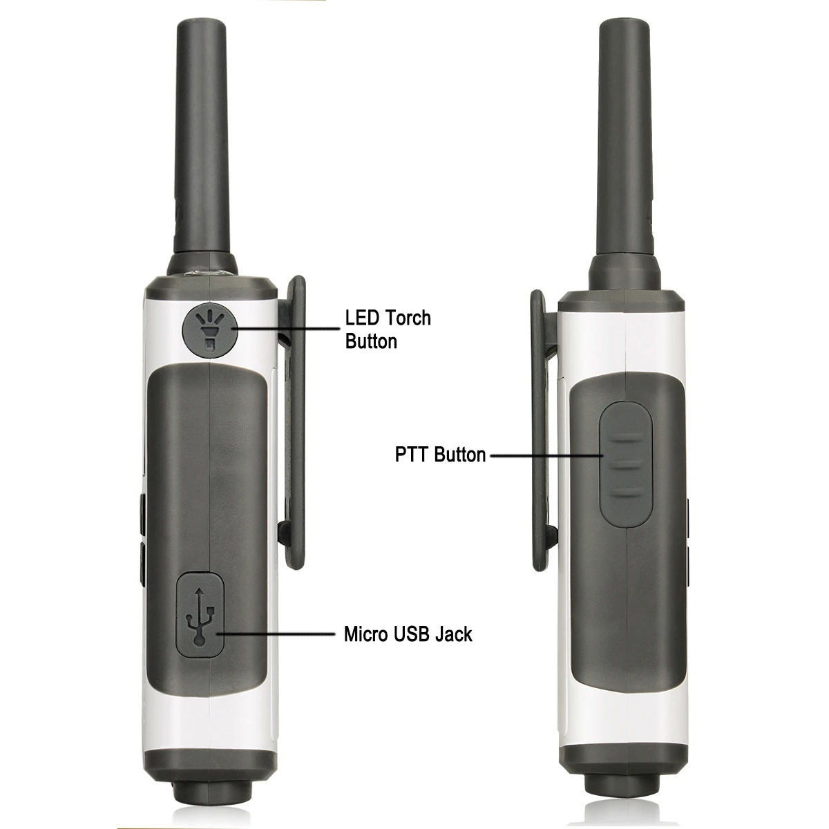 Retevis Rt45 Ski Hiking Radio Walkie Talkies Noaa Uhf Handheld Two Way