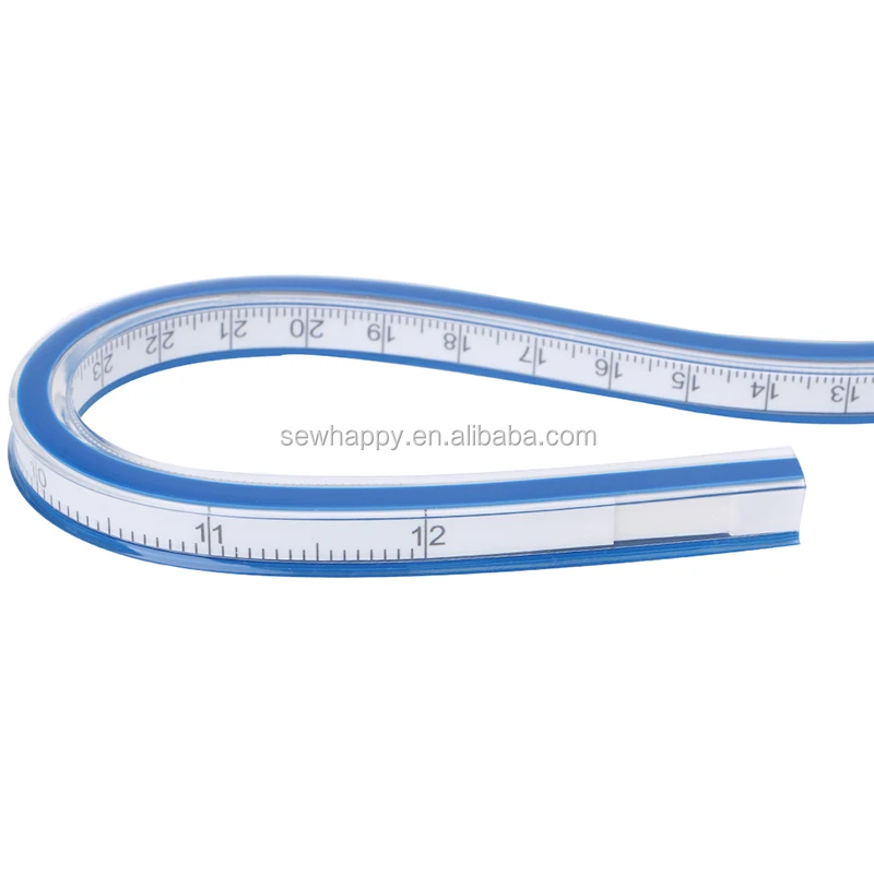 Flexible Curve Ruler Drawing Paint Bendy Measure Drafting Soft Ruler 30-60 cm US 