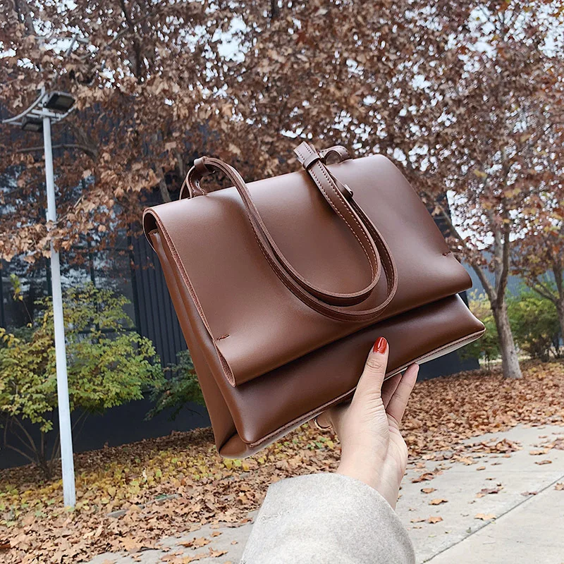 

ST-0428 Tote Bags Leisure Female Single Shoulder Big Bag Portable Inclined Shoulder Large Handbags Tote Bags For Women 2021, Multi color