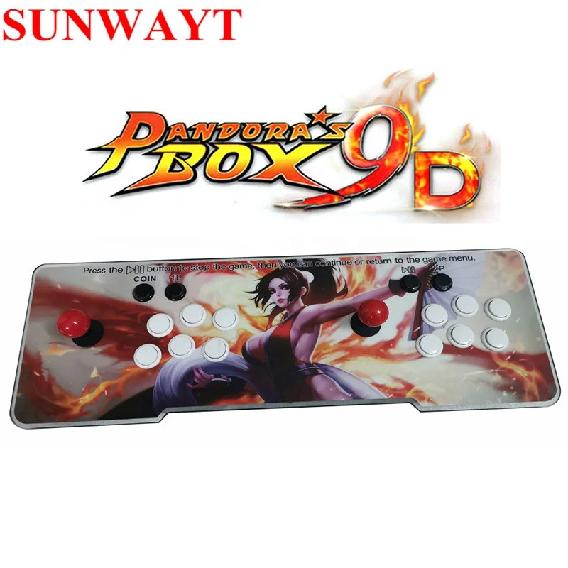 2019 New Pandora Box 9D 2222 in 1 (the updated version for 1399)home version motherboard For game console EU/US/UK/AU plug