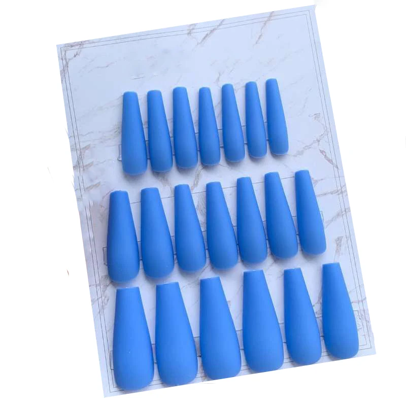 

private label ombre false nails colorful press on nails, Multi color