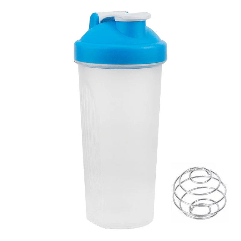 

custom logo mixing water drink 600ml gym protein shaker bottle plastic portable blender shaker bottle with ball, Black,white,red,green,blue