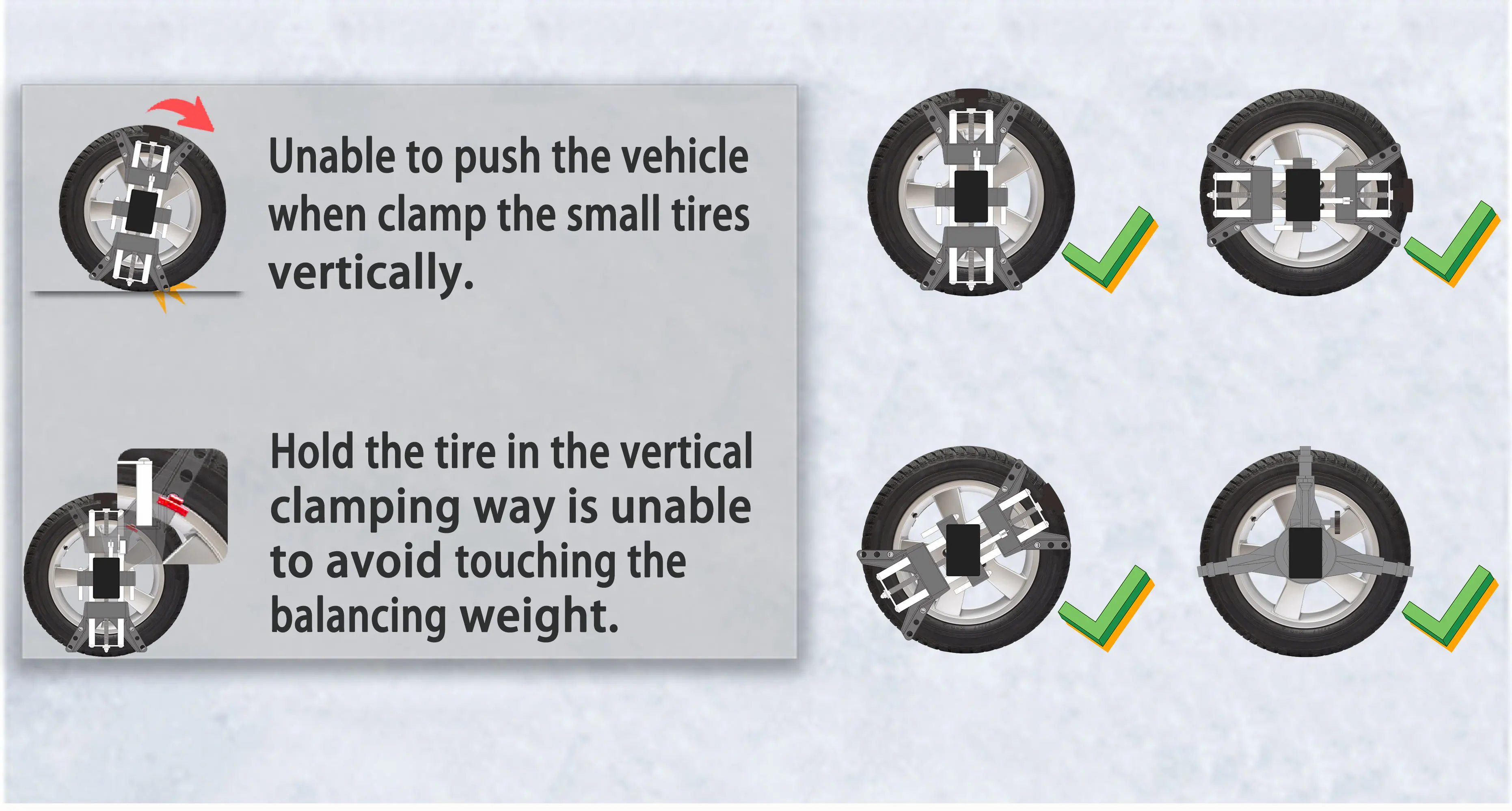 3D Wheel Alignment with Turntables Clamps for K9800 Model