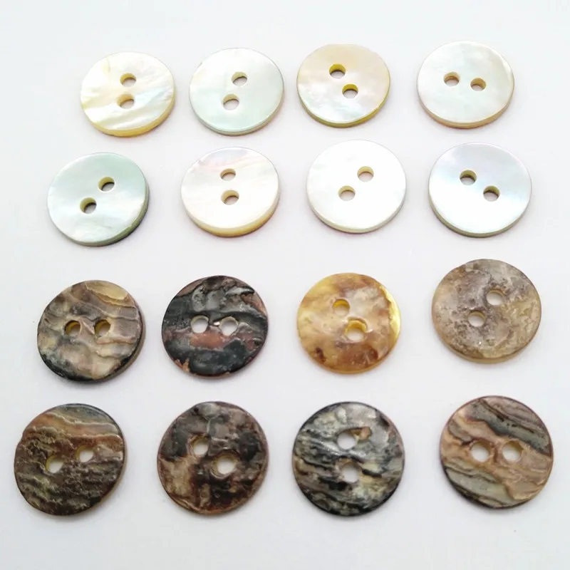 10mm 16L 2 Holes Agoya Real Shell Button Natural Shell Button| Alibaba.com