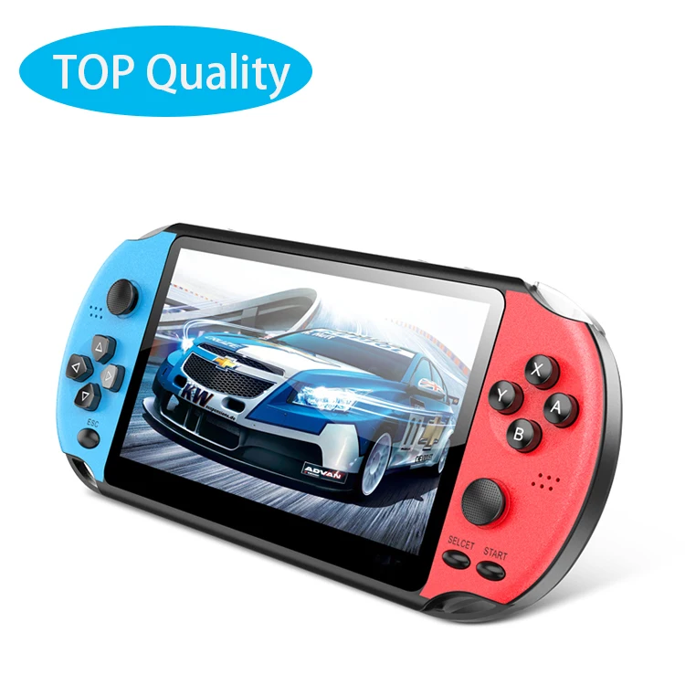 

Multi-Functional Portable X12 X6 X9 HD LCD Gaming Device Handheld Video Console Consola Player, Blue red