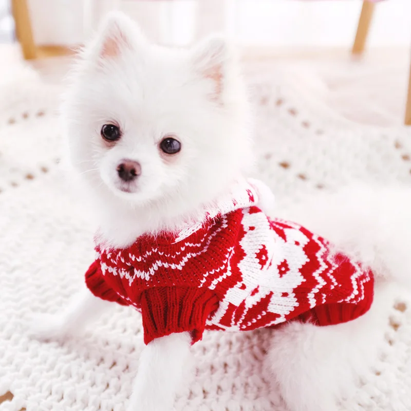 

2021 Christmas Latest Style Dog Sweater Hot Selling Pet Clothes Warm Indoor And Outdoor Activities Clothes With Hats, Picture