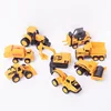 1 Piece1:87 metal alloy miniature die cast color toys architectural train sand table scale model cars truck engineering vehicles