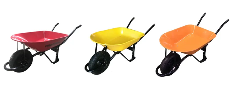 wheel barrow and wheelbarrow