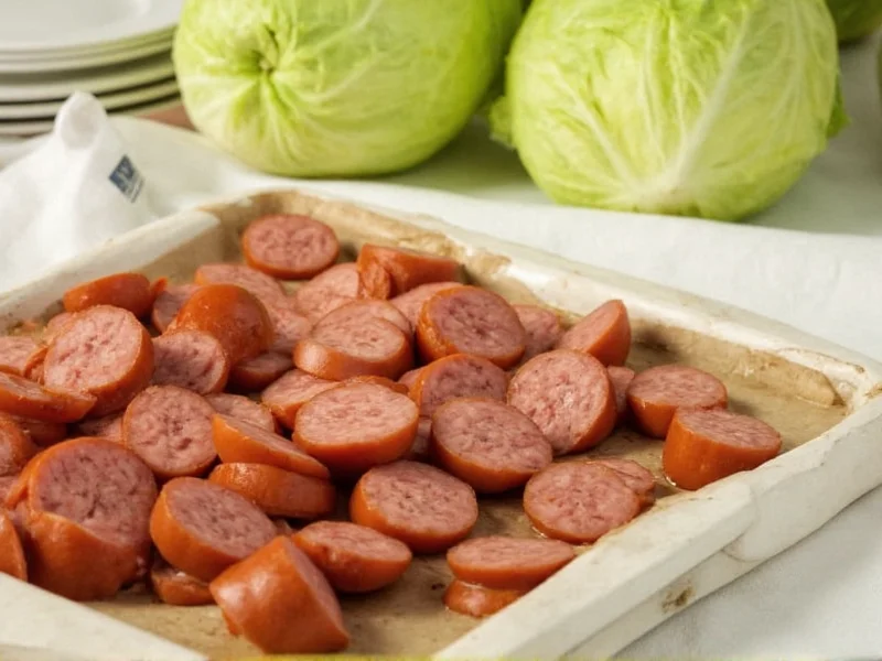cabbage and smoked sausage