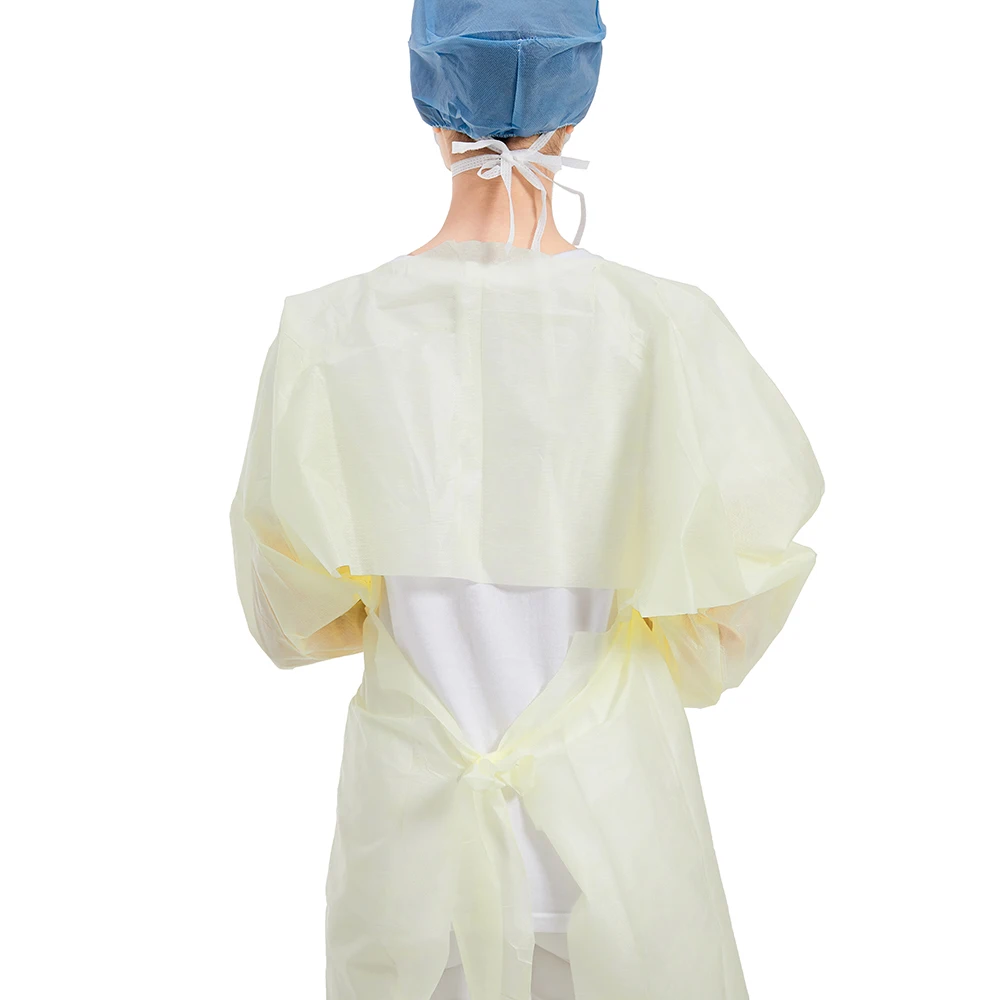 Fast delivery Professional Disposable PE PP CPE protective waterproof isolation gowns - KingCare | KingCare.net