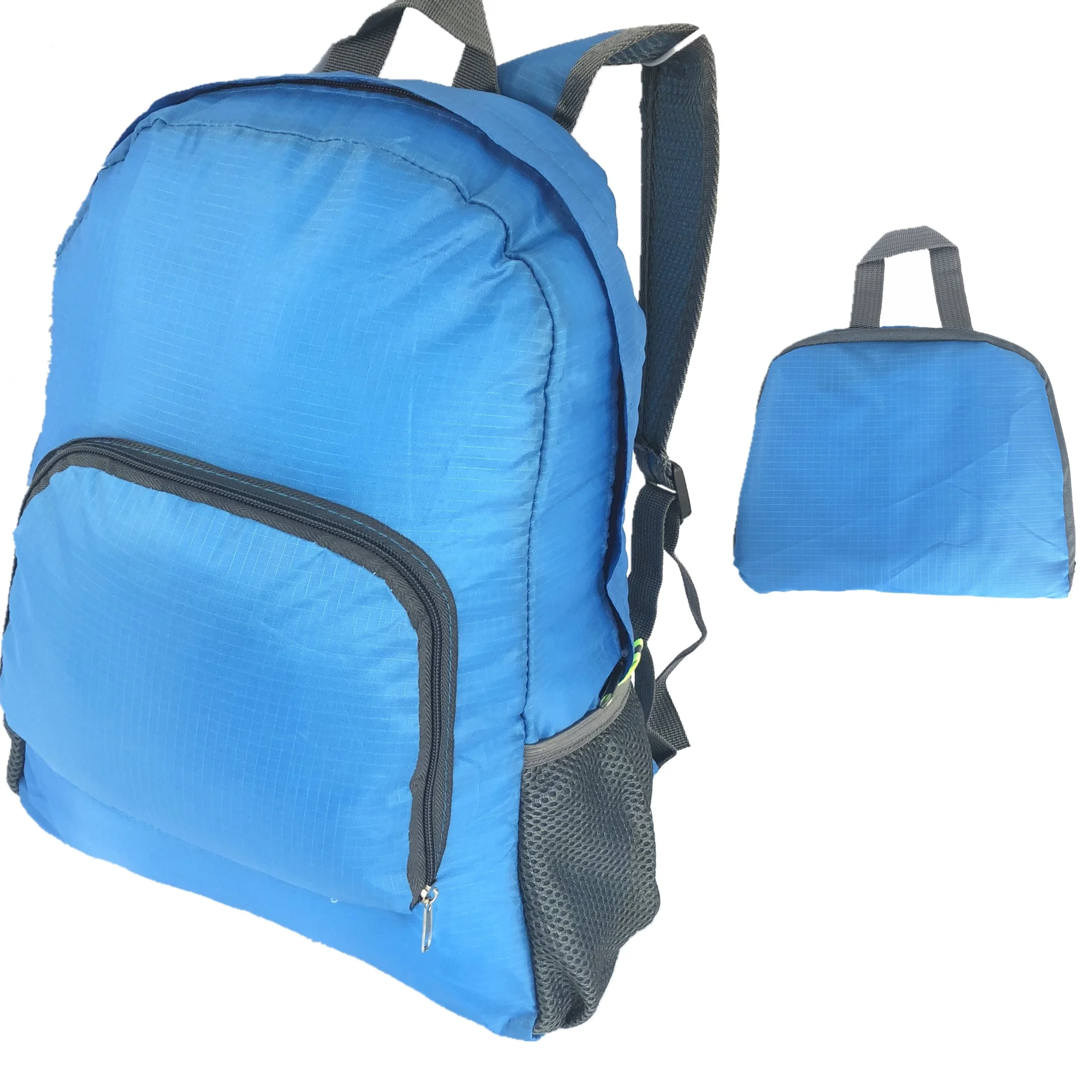 

Multi-Color Waterproof Foldable Silk Screen Print Low Price Free Sample Folding Backpacks For Travel, Green, or custom