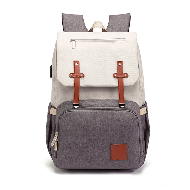 

Latest Design Good Quality Waterproof Baby Diaper Bag Set Mummy And Fashion Multi-Function Mummy Nappy Bag Backpack, As picture