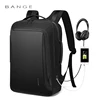 2019 new style functional business wholesale custom backpack waterproof leather smart school bags laptop backpack