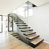 Stairs for small spaces floating wood stairs indoor