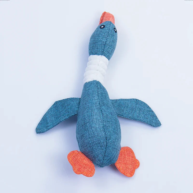 

Pet Toys Christmas Gift For Dogs And Cats Wild Goose Dog Plush Squeaky Toys, Colorful