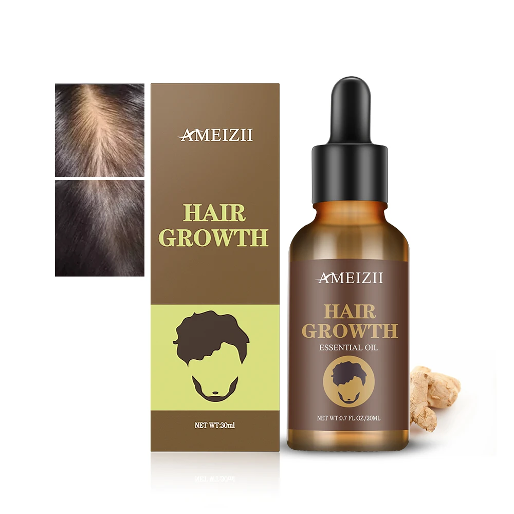 

Wholesale Hair Regrowth Oil Hair Loss Treatment Fluid Aceites Esenciales Soin Cheveux Natural Ginger Hair Growth Serum For men