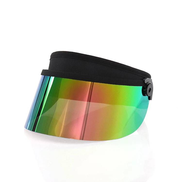

Wholesale in Stock Colored Visor Womens Men Sun Hat Uv Protection UPF50+ Reflective Sport Visors