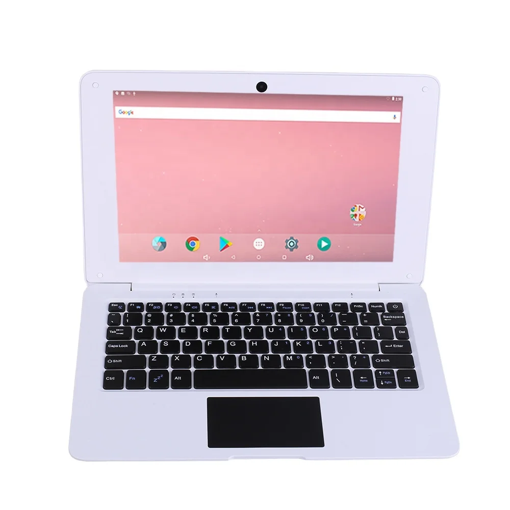 

High Quality 10 Inches Gaming Laptops Android 16GB 32GB WIFI Compputer, White, black, pink, blue plastic case