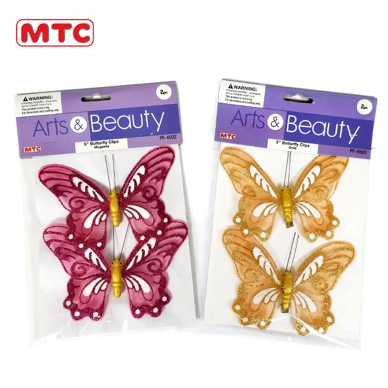
Butterfly Party Decoration Butterfly Wings Clip Party Costume Angle Princess Dress Up Set for Kids Accessory/ Wedding Party 