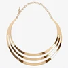 Tus New Design Gorgeous Metal Multi Layer Choker Bib Collar Necklace Jewelry New Custom Choker