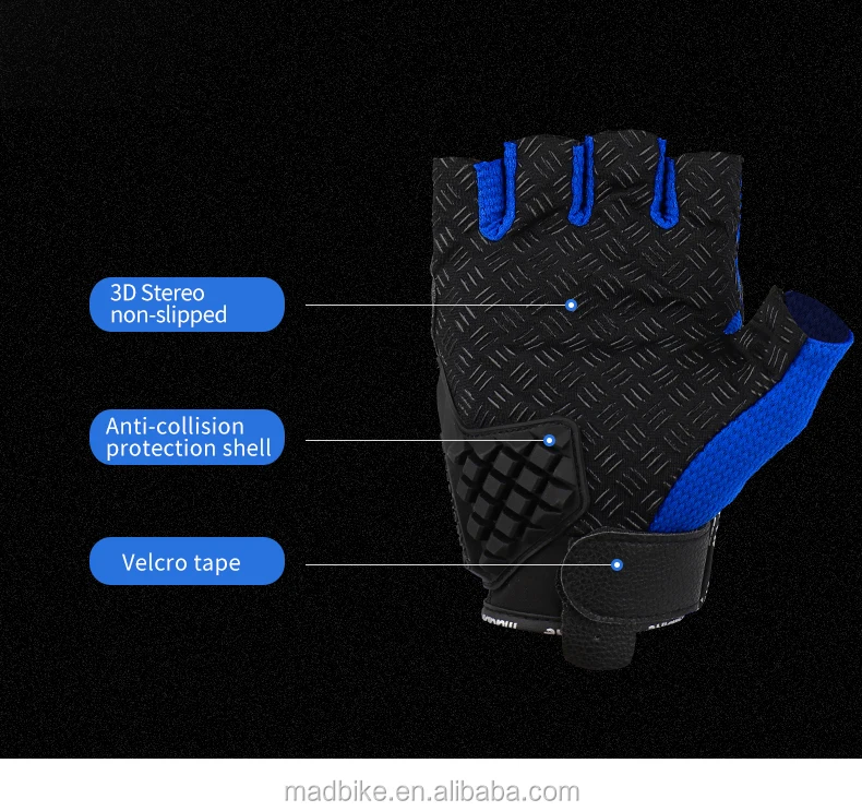 black leather gloves