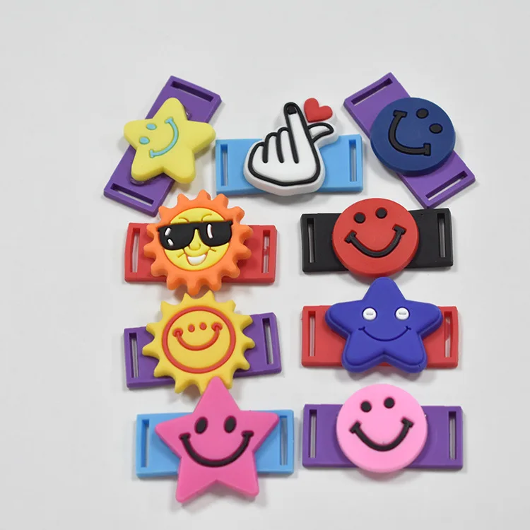

Hot-sale Sun PVC Sneakers Charms shoe Charms Decoration Shoe Buckle Decorations DIY Sneaker Shoes Accessories for Nike