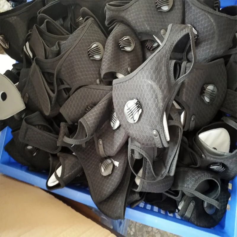 
hote sales dustproof bicycle cycling sports Neoprene activated carbon filter pollution half face Cover 