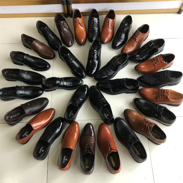 

Men's business shoes leather men's casual leather shoes wholesale spot, Mixed style