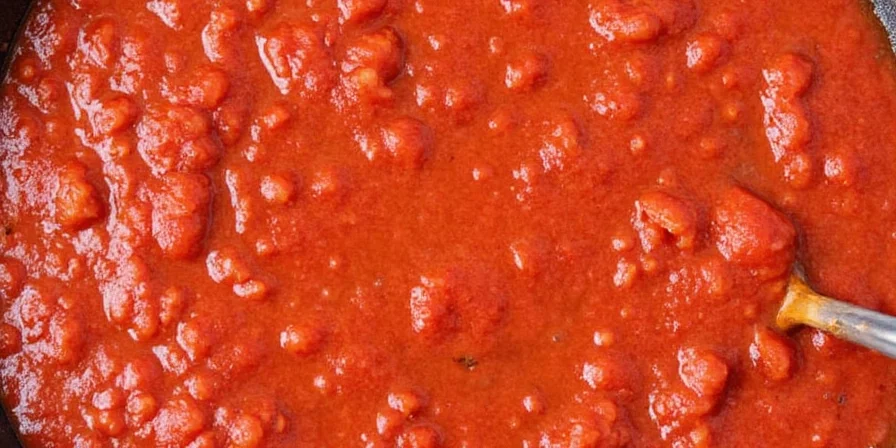 Classic marinara on pasta