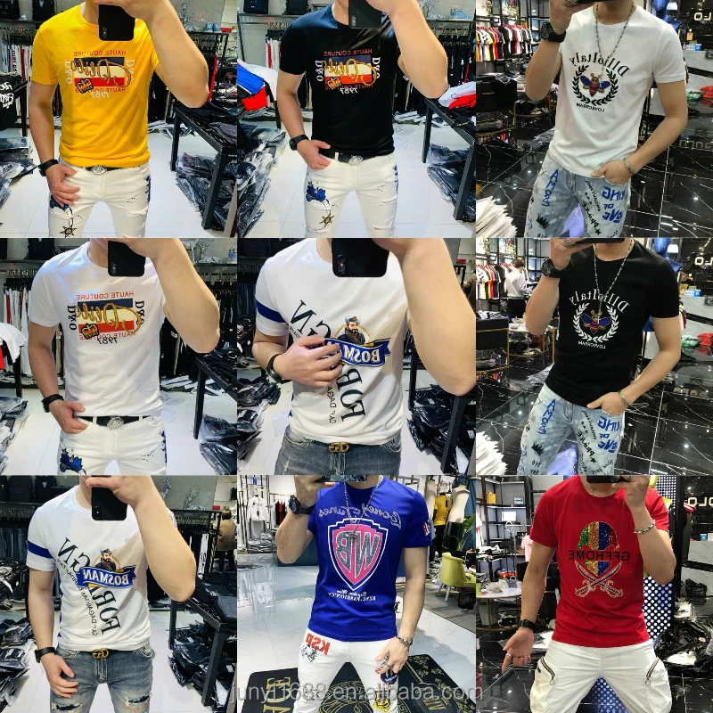 

Wholesale 100% Cotton High Qulilty Custom Men's T-Shirt Printing