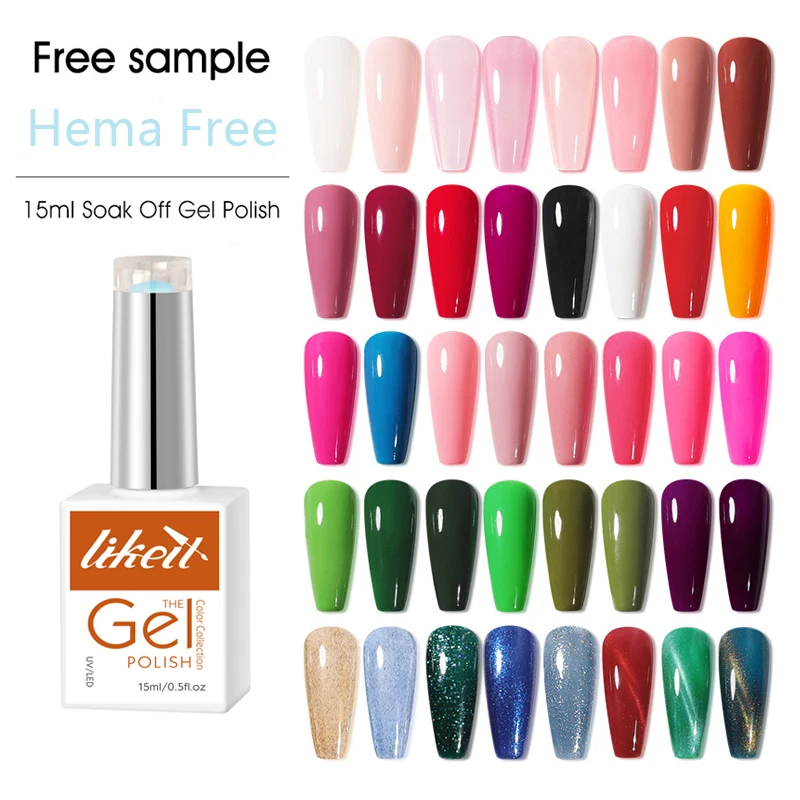 

Bellinails customize logo 15ml Soak Off Professional Nails Products Uv Led Hema Free Nail Gel Polish Uv Gel