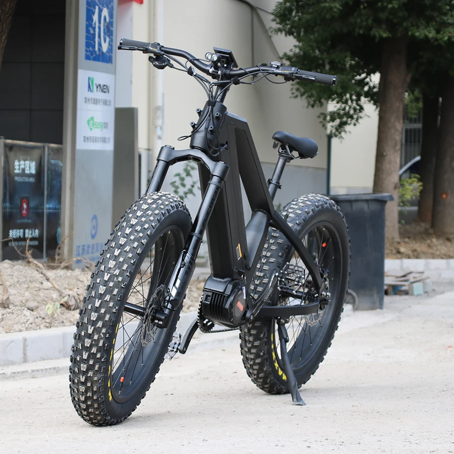 

1000w fast snow 26inch fat tire mid drive ebike electric bike e bike bafang electric bicycle for sale