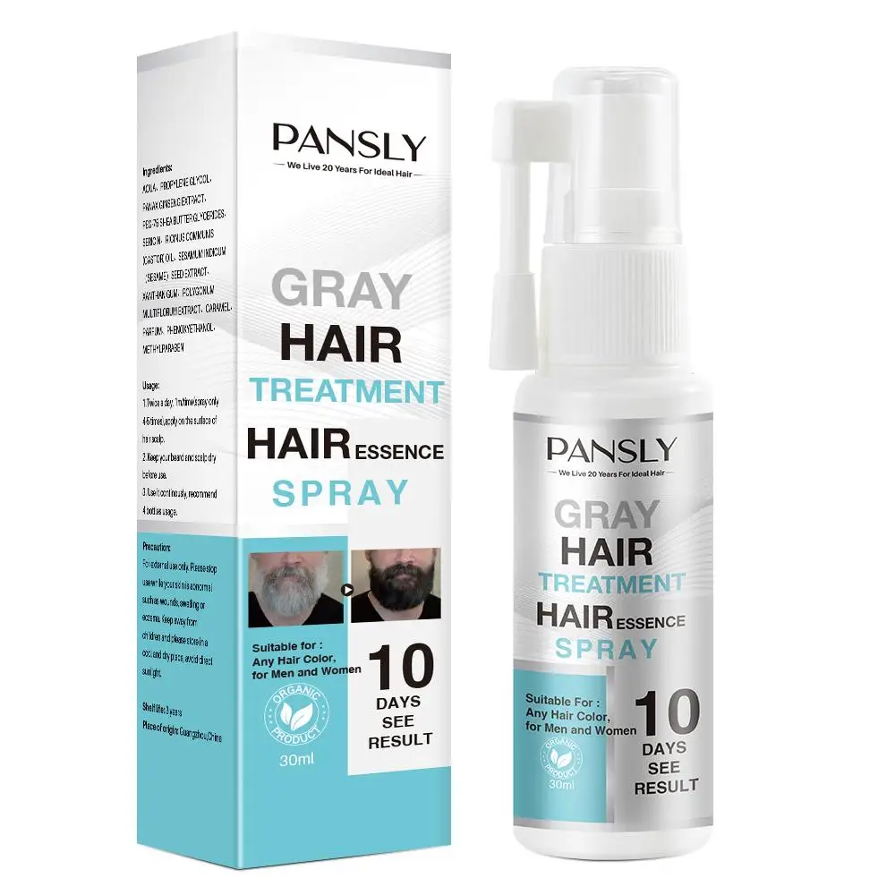 

Pansly Good Quality Gray Anti Grey Treatment Natural Protein Hair Care Spray