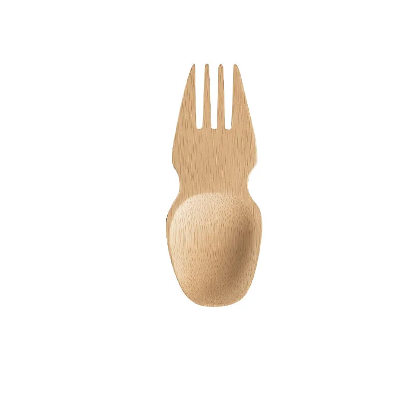 

Amazon hot sale cutlery Spoon fork, small children's tableware bamboo spoon fork