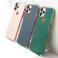 

2.0mm Durable Phone Case Electroplated Cases And Covers For iPhone 11 pro Soft Gel Phone Cases