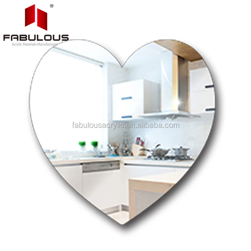 

Custom Home Wall Decorative one way mirror glass small Adhesive Sticker Acrylic bathroom mirror